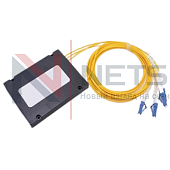 Оптический мультиплексор DWDM 1x4, каналы 55-58, (LC/UPC), COM + UPG (LC/UPC), ABS Box